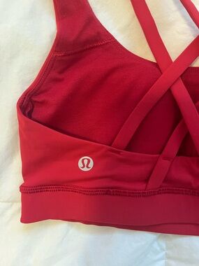 Red LuluLemon Bra